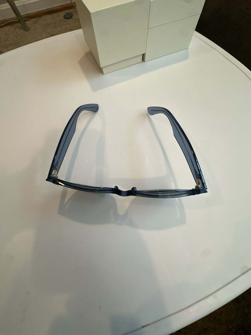 Ray-Ban Wayfarer Reverse Sunglasses in Transparent Navy Blue - Picture 2 of 5